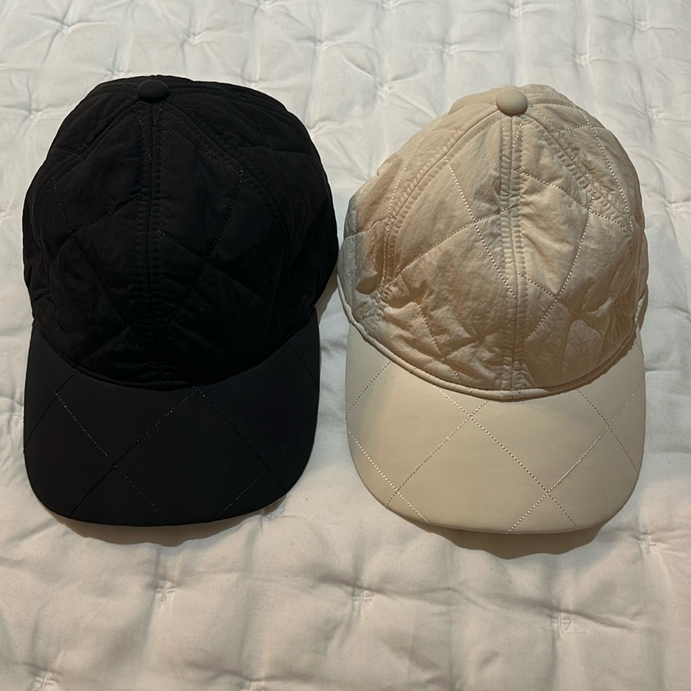 Black and Cream Hats